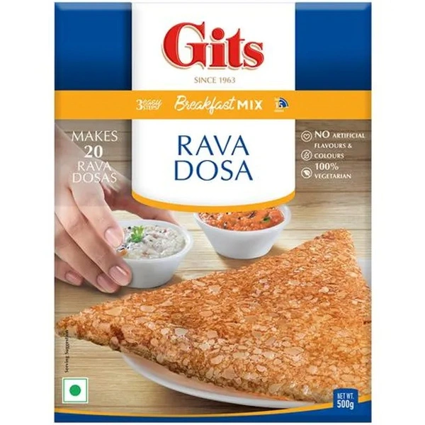 Gits Rava Dosa Breakfast Mix, 500 g - 500 g