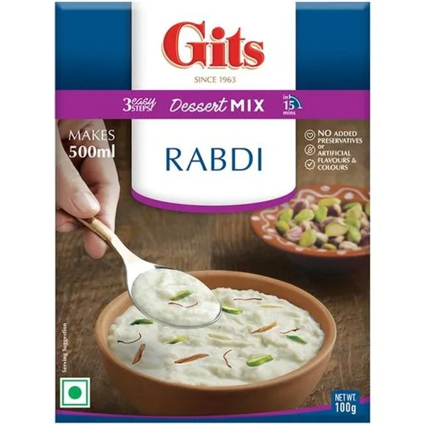Gits Dessert Mix - Rabdi, 100 g Carton - 100 g