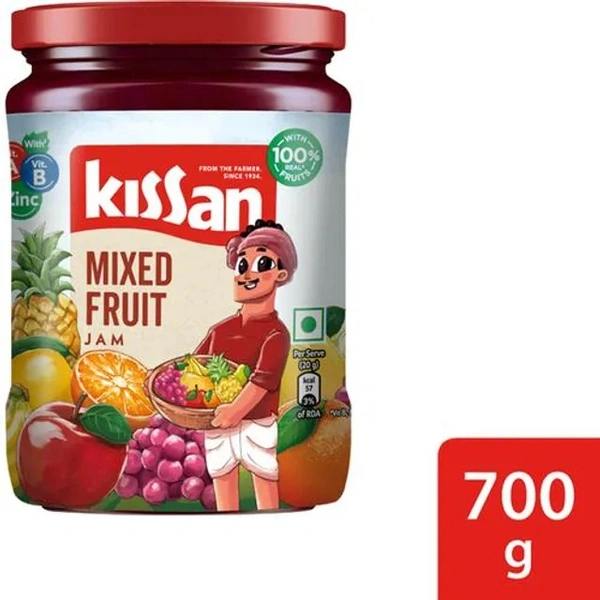 Kissan Mixed Fruit Jam, 700 g - 700 g