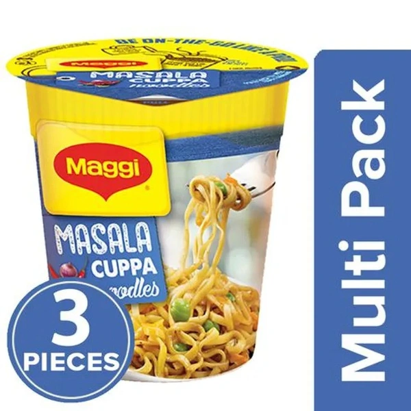MAGGI Cuppa Noodles - Masala, 70 g, Pack of 3, 3x70 g Multipack - 70 g
