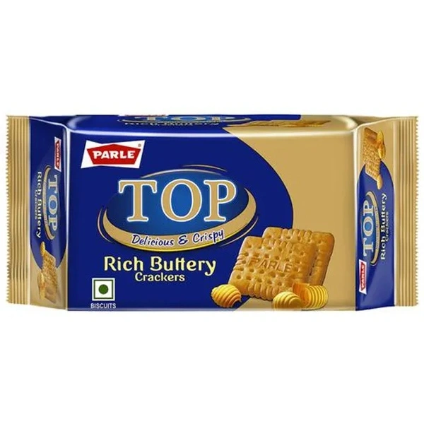 Parle Top Buttery Crackers, 58.8 + 4.9 g Pouch - 58.8 + 4.9 g