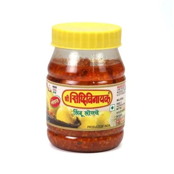 Shree Siddhivinayak Pickle - Lemon, 200 g - 200 g