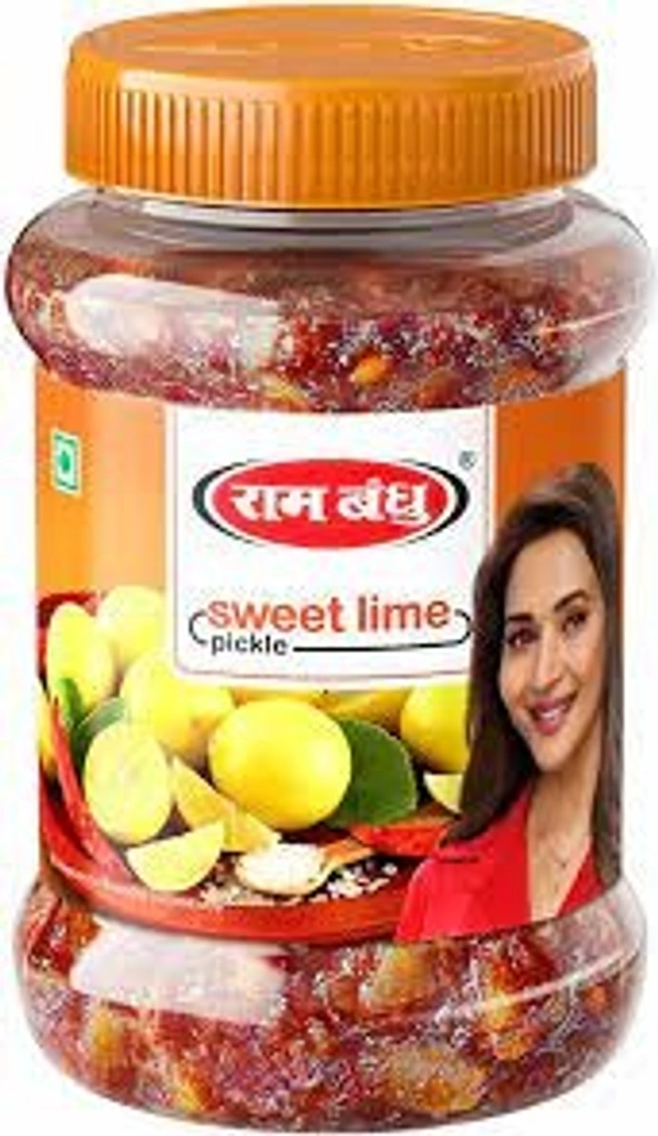Ram Bandhu Lime Pickle|Nimbu Ka Aachar|Limbu Lonche 1kg (Pack of 1) - 1 kg