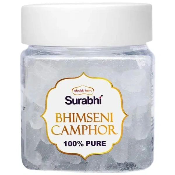 Shubhkart Surabhi Pure Bhimseni Camphor, 100 g - 100 g