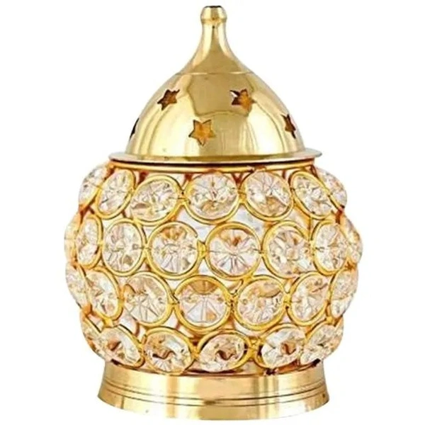 Trm Brass Deepa Matki - Round, No.1, 1 pc - 1 pc