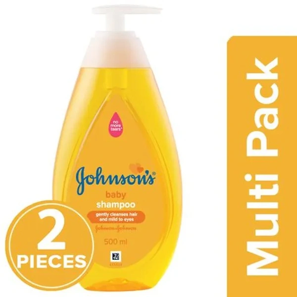 Johnson's baby No More Tears Baby Shampoo, 2x500 ml (Multipack)