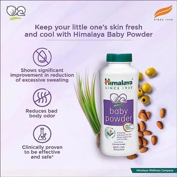 Himalaya Baby Powder - Paraben Free, 700 g - 700 g