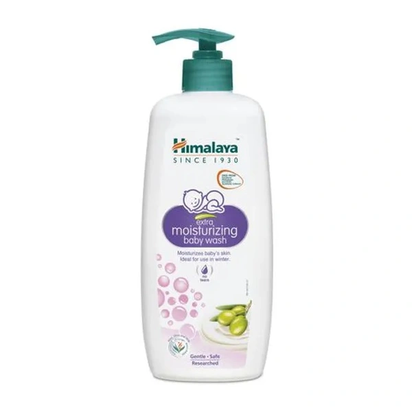 Himalaya Extra Moisturizing Baby Wash - Paraben Free, No Tears Formula, 400 ml