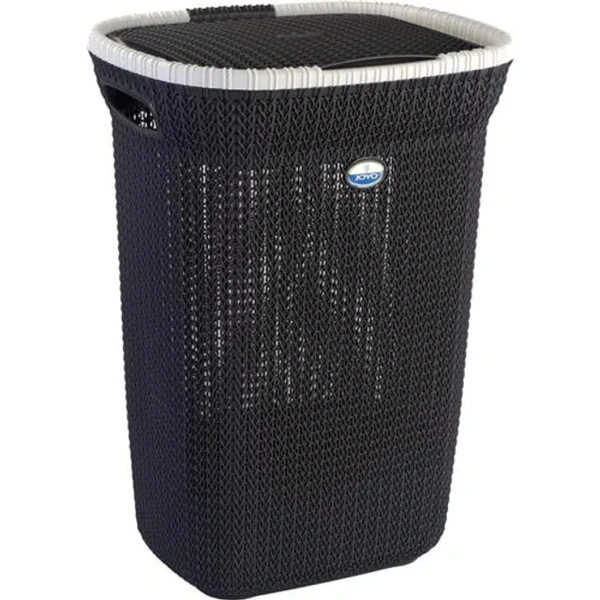 JOYO Knit Laundry Basket - Sky Dark Grey, Big, 1 pc