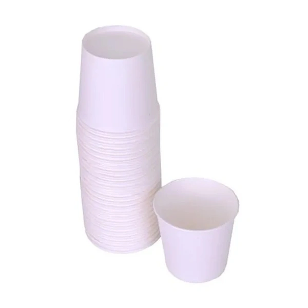 Origami Plain Paper Party Cups, 150 ml Pck of 25