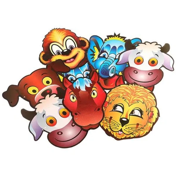 SE7EN Paper Mask - For Costume Parties, Cosplays, Dress Ups, Assorted, 10 pcs