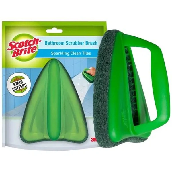 Scotch brite Bathroom Scrubber Brush For Tile & Floor Cleaning, 1 pc