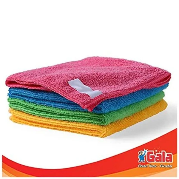 Gala Microfiber Cleaning Cloth, 30 x 30 x .5 cm (Pack of 4)
