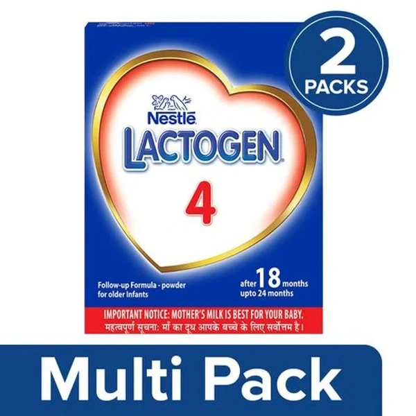 Nestle Lactogen - Follow Up Formula, Stage 4, 2x400 g (Multipack)
