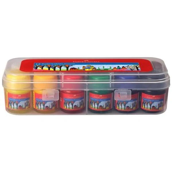 Faber castell Poster Colour - Premium, Assorted, 75813, 1 pc (Set of 12 Shades)