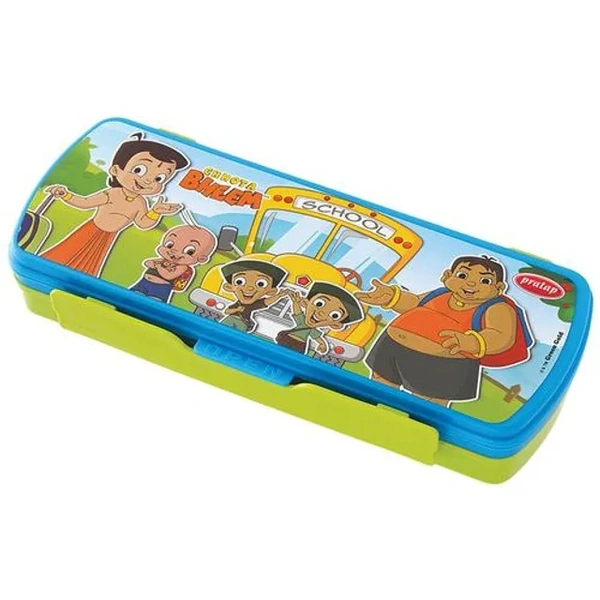 Plastiic, Big Lock, Blue & Green, Chhota Bheem, 1 pc