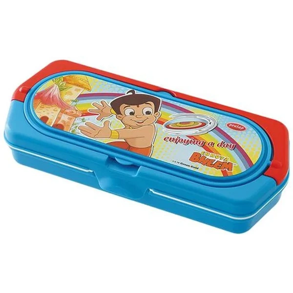 Marker + Duster + Pencil + Scale, Chhota Bheem, Blue, 1 pc