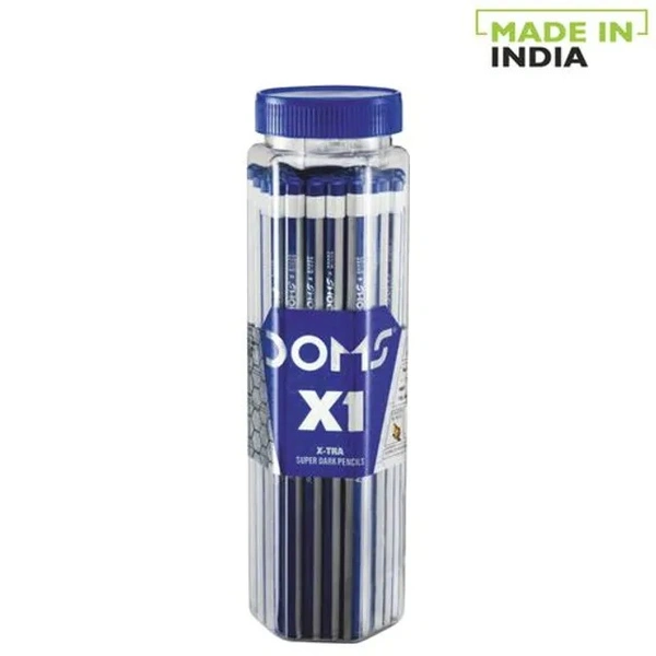 Doms X1 X-Tra Super Dark Pencils, 30 pcs Jar