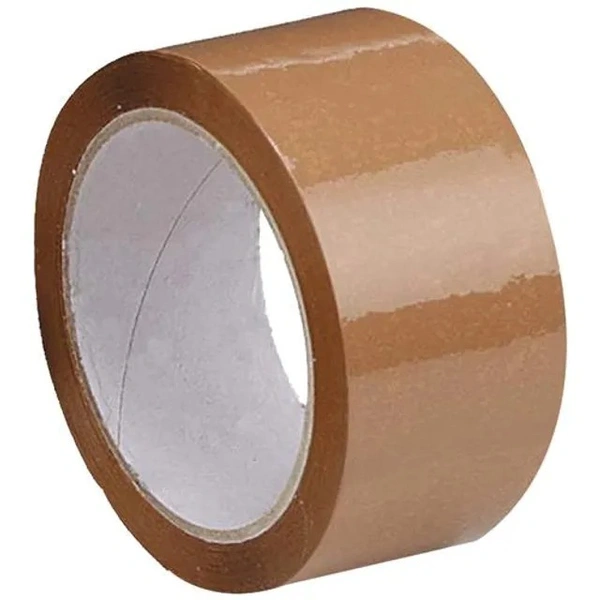 SE7EN Tape - 2"x62 m, Strong Adhesive For Art & Craft Projects, Brown, 1 pc