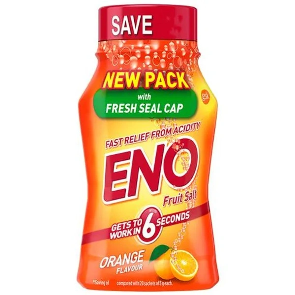 Eno Fruit Salt - Orange, 100 g Jar
