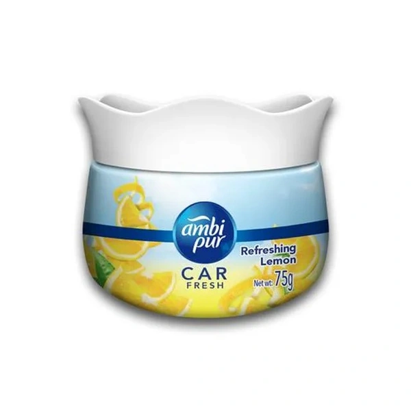 Ambipur Car Freshener Gel - Lemon, 75 g