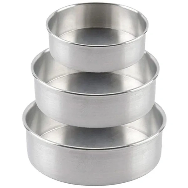 Klassic Aluminum Round Shape Cake Mould, KL-01, 1 pc