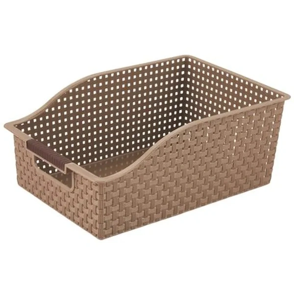 Nakoda Mint 222 Multipurpose Storage Basket / Kitchen Space Organiser Rack Assorted Colour, Length 303, Width 205, Height 125 mm, 1 pc