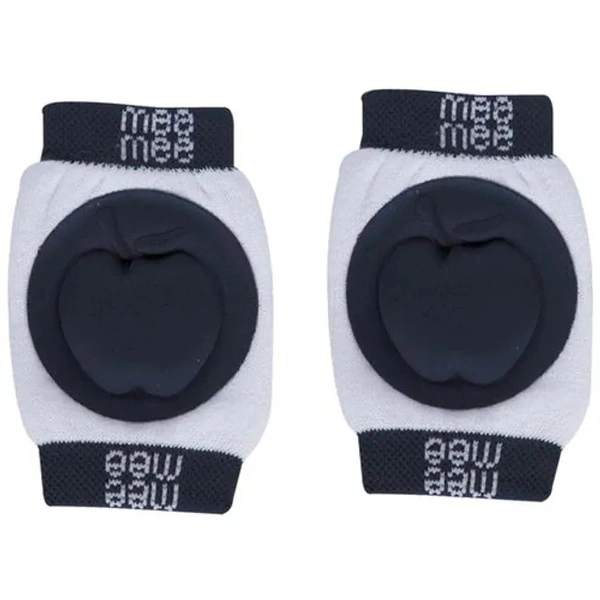 Mee Mee Soft Baby Knee/Elbow Pads - Navy Blue, 1 pair