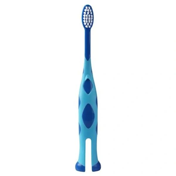 LuvLap Tiny Giffy Kid's Toothbrush - 18M+, Assorted Colour, 1 pc