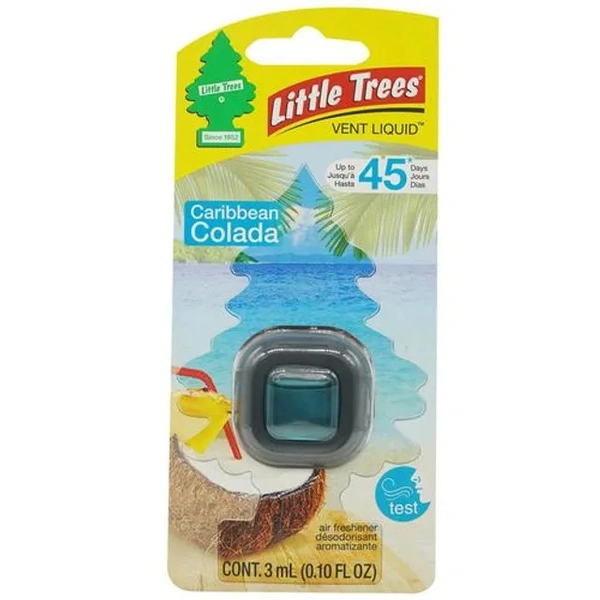 Little Trees Caribbean Colada Air Freshener Fragrance For Home & Car Use, 1 pc