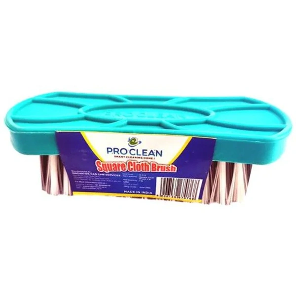 Pro Clean Square Cloth Brush - Flexible Bristles, 1 pc