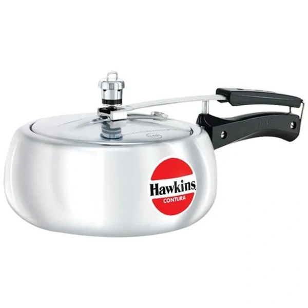 Hawkins Contura Aluminium Inner Lid Pressure Cooker - With Handle, Silver, HC35, 3.5 l 4 13 Ratings & 1 Reviews