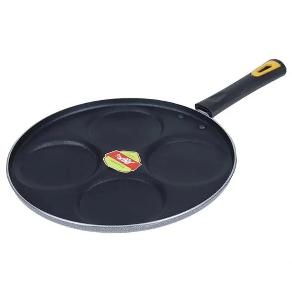 Anjali Pancake/Uthappam Tawa - Aluminium, Non-Stick, Mini, 4 Cavities, 1 pc 3.5 97 Ratings & 9 Reviews