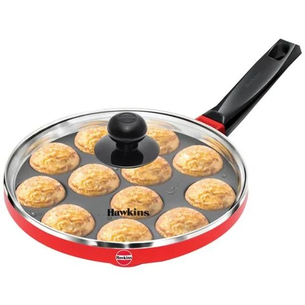 Hawkins Diecast Non-Stick Appe Pan/Appam Patra/Paniyarakkal/Paddu Maker