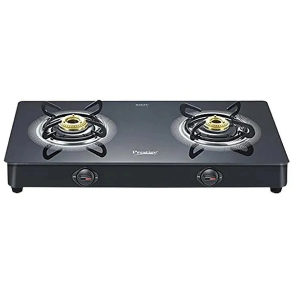 Prestige Gas Stove-2 Burner Royale Plus Schott Glass, Black (40081), 1 pc 3.5 2 Ratings & 2