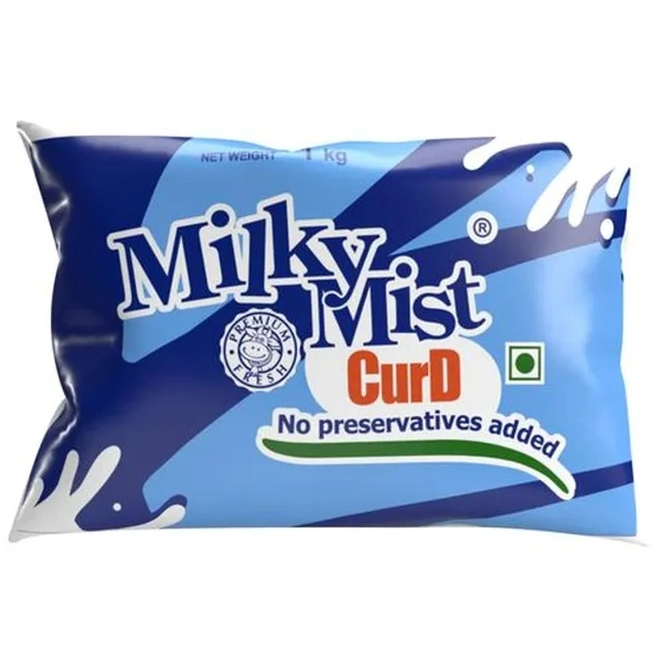 Milky Mist Curd/Dahi - No Preservatives Added, 1 kg Pouch - 1 KG