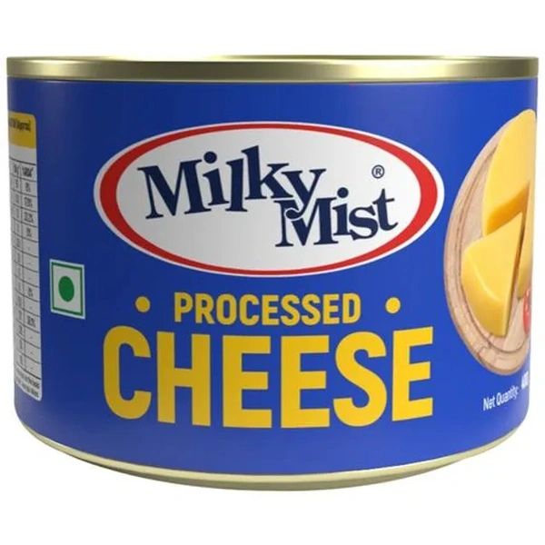 Milky Mist Processed Cheese - Rich In Calcium, Protein, Natural Flavour, 400 g Tin - 400 g