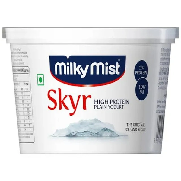 Milky Mist Skyr Plain Yogurt - High In Protein, Low Fat, 250 g - 250 g