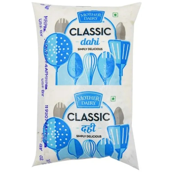 Mother Dairy Curd, 1 kg Pouch - 1 kg