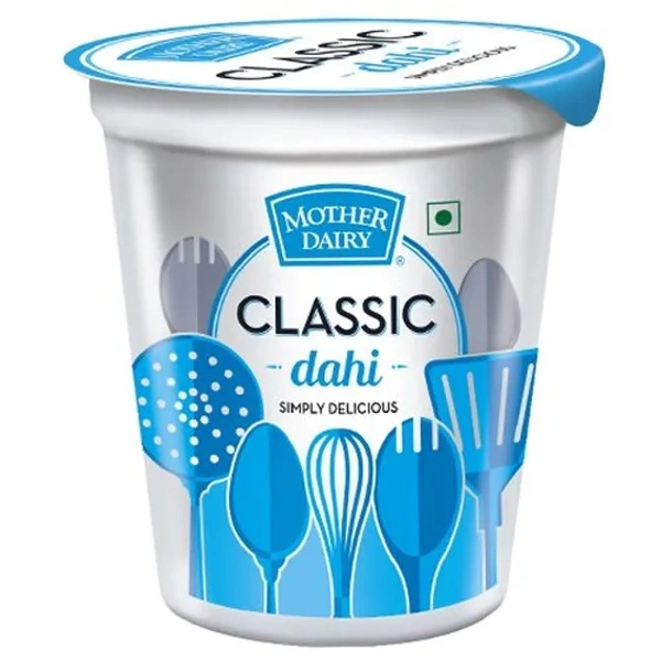 Mother Dairy Dahi - Made From Toned Milk, 400 g Cup - 400 g