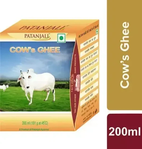 PATANJALI Cow's Ghee 200 Ml - 200 ML