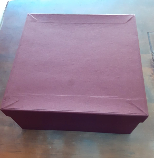 Hamper Box - Brown, 10x10x5 Inches