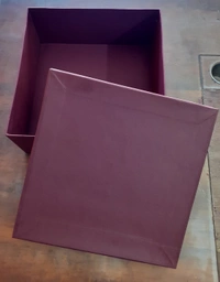 Hamper Box - Brown, 10x10x5 Inches