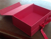 COLLAPSIBLE MAGNETC FLAP HAMPER BOX - Purple, 10×8×4 Inches