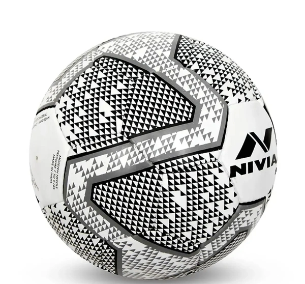 Nevia FB-278, NIVIA Black  White Size-5 FOOTBALL - White, 5