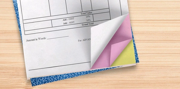 Bill Book Printing - 1/8