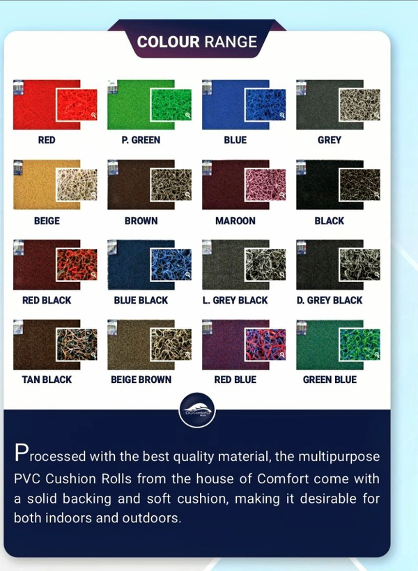 CUSHION MAT ( Per Sqr Ft ) - Free Size