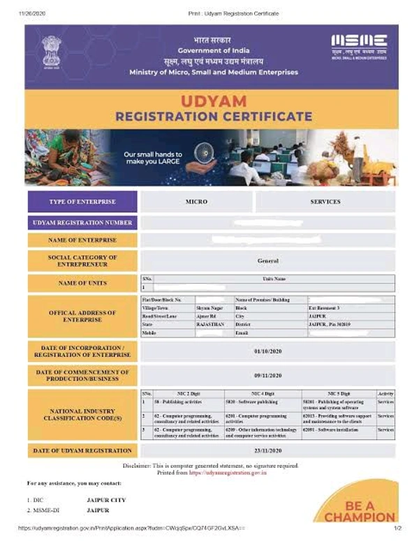 MSME Registration 