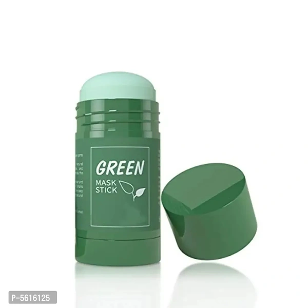 Green Tea Mud Mask Deep Cleaning Oil Control Moisturizing Hydrating Skin Rotating Cream Mask Stick Mud Clay Mask  (40 g) - Free