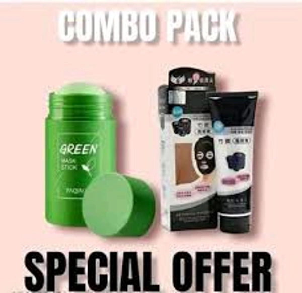 Charcol +Green Mask For Mens And Womens Pack Of 1 - Free